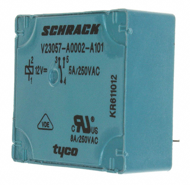 General Purpose Relay SPDT (1 Form C) 12VDC Coil Through Hole